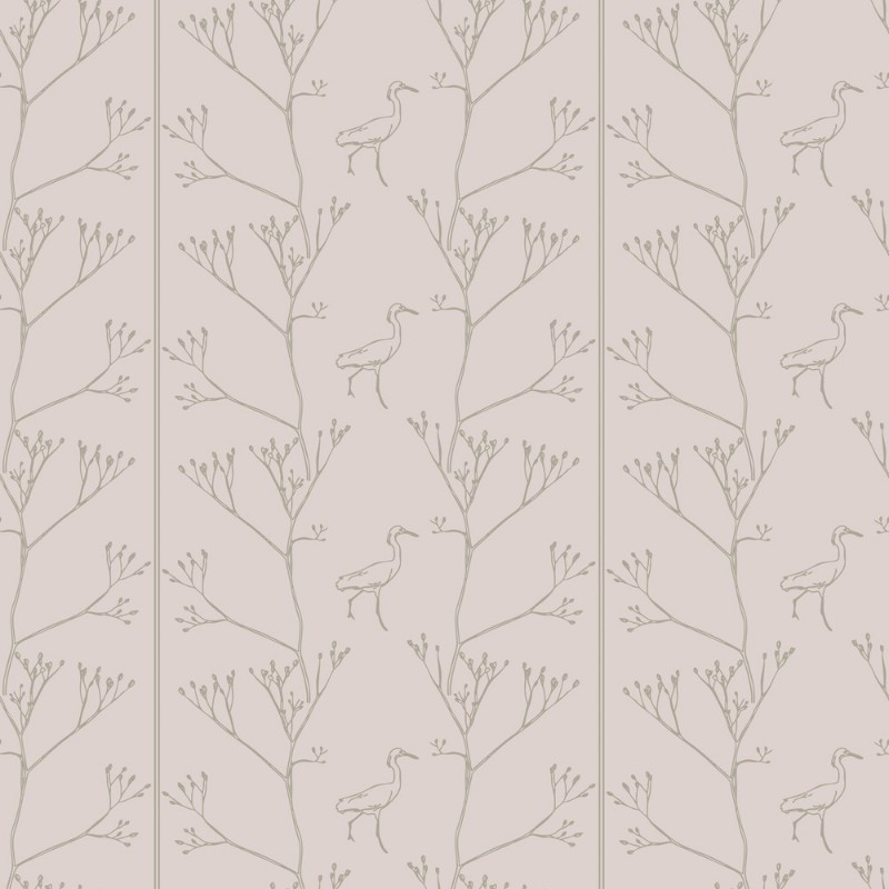 Picture of Farvesammensætning Twigs and Heron in Pink - 1033801-03 - 10545-01